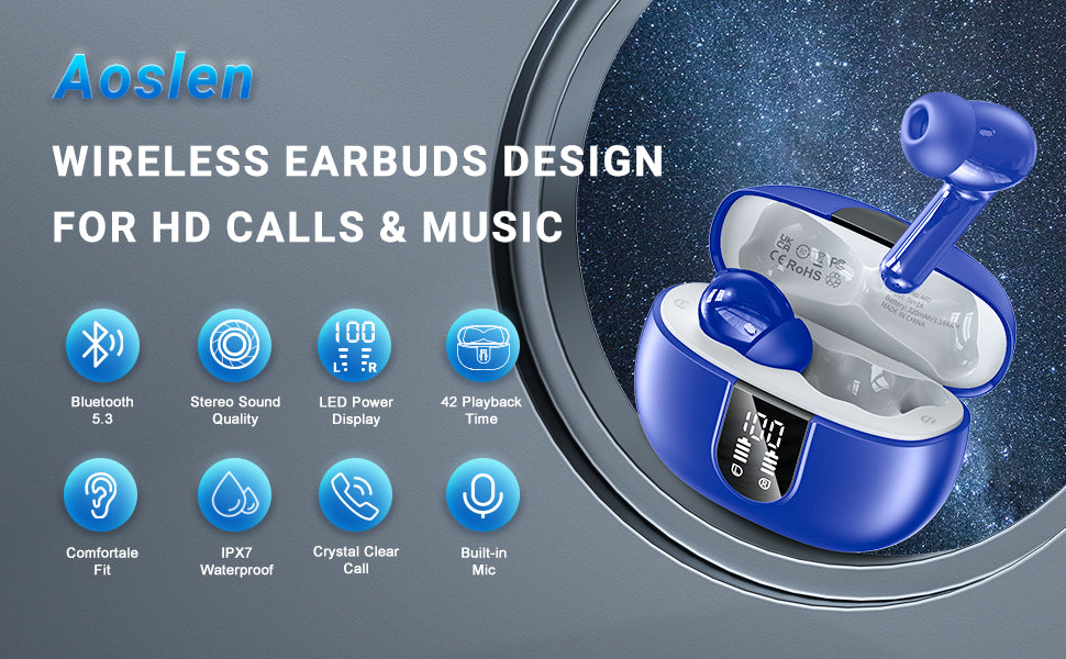 Aoslen wireless earbuds 2024 with Bluetooth 5.3
Aoslen pink Bluetooth earphones with LED battery display
Aoslen ENC noise canceling earbuds for Android and iOS
HiFi stereo Aoslen wireless headphones with mic
Aoslen in-ear sport earbuds with waterproof IPX6 rating
Aoslen Bluetooth 5.3 earbuds with 42 hours playtime
Aoslen wireless headphones with USB-C charging case
Ergonomic Aoslen earbuds with smart touch control
Aoslen true wireless earbuds for running and gym
2024 Aoslen noise canceling Bluetooth earphon